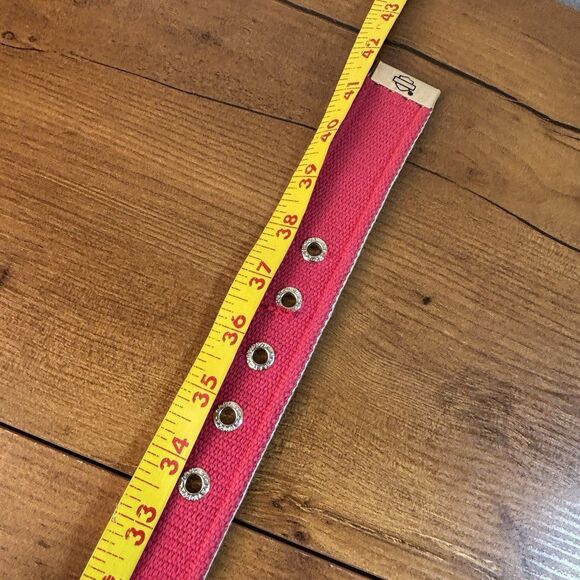 VTG Harley Davidson Pink Grommet Grunge Y2K Belt Womens - Picture 8 of 8